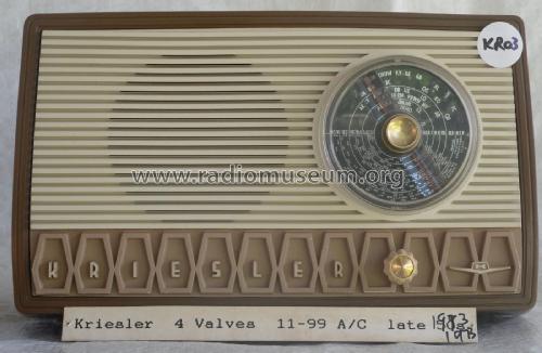 Newscaster 11-99; Kriesler Radio (ID = 2762351) Radio