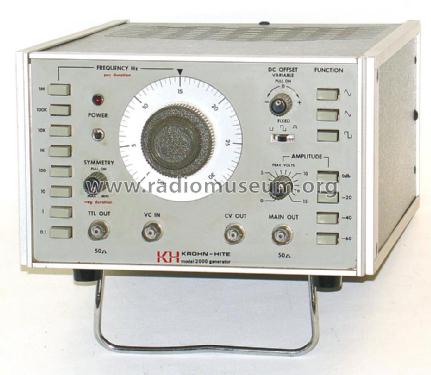 Function Generator 2000; Krohn-Hite Corp.; (ID = 1268174) Equipment