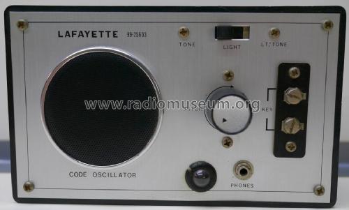 Code Oscillator 99-25603; Lafayette Radio & TV (ID = 2009115) teaching