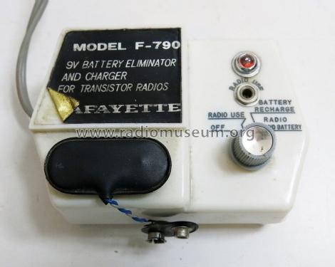 9-Volt Transistor Radio Battery Charger and Eliminator F-790; Lafayette Radio & TV (ID = 1724094) Power-S