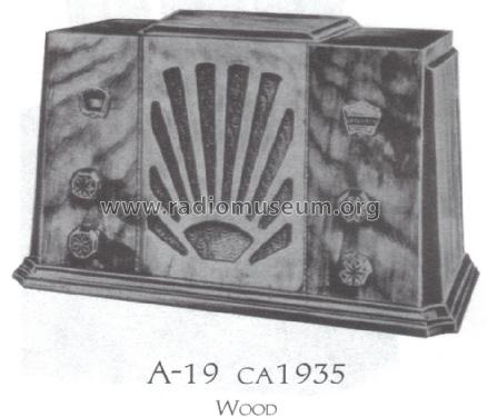 A-14 Courier; Lafayette Radio & TV (ID = 1535025) Radio