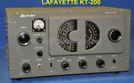 Communications Receiver KT-200; Lafayette Radio & TV (ID = 965439) Amateur-R