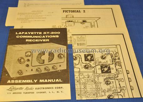 Communications Receiver KT-200; Lafayette Radio & TV (ID = 965446) Amateur-R