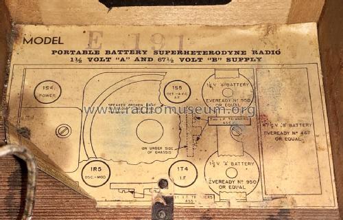 E-191 ; Lafayette Radio & TV (ID = 2453103) Radio