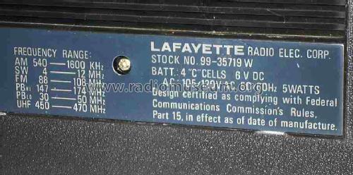 Guardian 7700; Lafayette Radio & TV (ID = 1056394) Radio