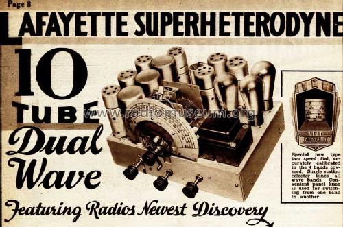 M-47 Dual Wave ; Lafayette Radio & TV (ID = 672634) Radio