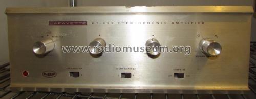 Stereophonic Amplifier KT-630; Lafayette Radio & TV (ID = 1937377) Ampl/Mixer