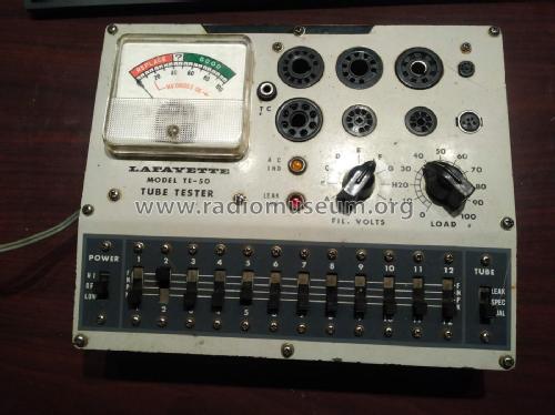 Tube Tester TE-50; Lafayette Radio & TV (ID = 2740220) Equipment