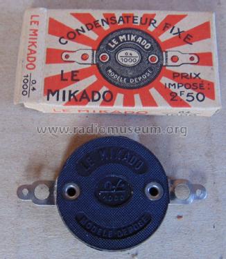 Le Mikado Condensateurs Fixes ; Langlade & Picard, (ID = 1977699) Bauteil