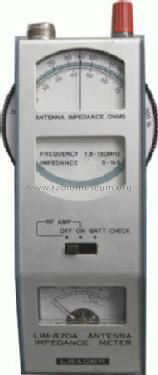 Antenna Impedance Meter LIM-870A; Leader Electronics (ID = 218903) Equipment