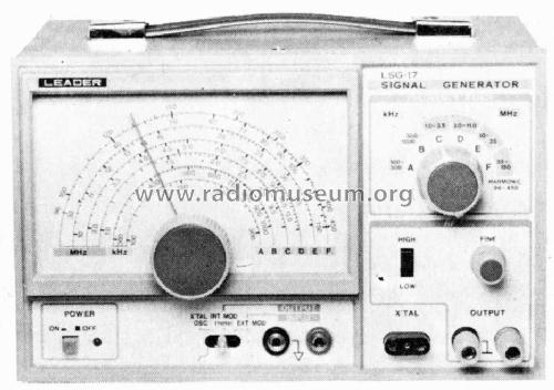 Signal Generator LSG-17; Leader Electronics (ID = 390952) Equipment