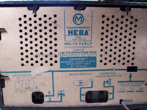 Neva 1952, 1953, 1954; Leningrad Metallic (ID = 492664) Radio