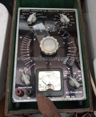 R.C. Oscillator TG150DM; Levell Electronics (ID = 2555051) Equipment