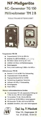 Transistor AC Voltmeter TM2B; Levell Electronics (ID = 745208) Equipment