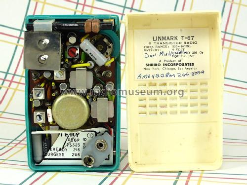 6 Transistor T-67; Linmark (ID = 2700498) Radio