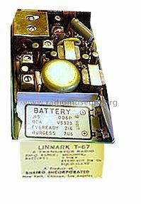 6 Transistor T-67; Linmark (ID = 395523) Radio