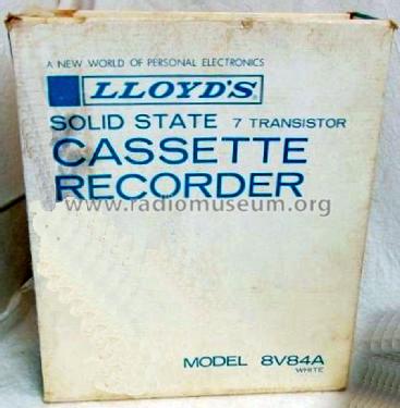 Solid State Cassette Tape Recorder 8V84A; Lloyd's Electronics; (ID = 1645568) Enrég.-R