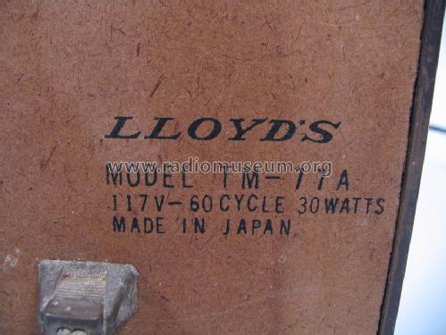 TM-77A; Lloyd's Electronics; (ID = 1529186) Radio