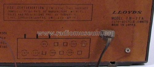 TM-77A; Lloyd's Electronics; (ID = 1529187) Radio