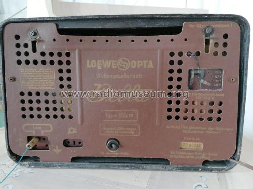 Bella 555W; Loewe-Opta; (ID = 3003971) Radio