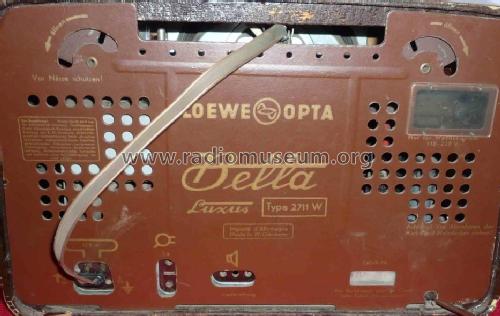 Bella-Luxus 2711W; Loewe-Opta; (ID = 609648) Radio