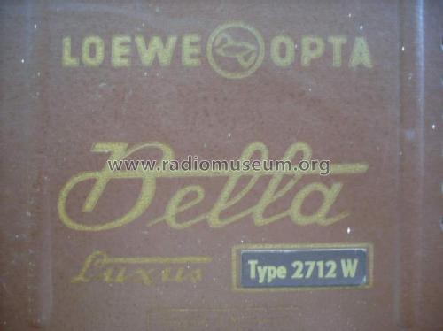 Bella Luxus 2712W; Loewe-Opta; (ID = 997709) Radio