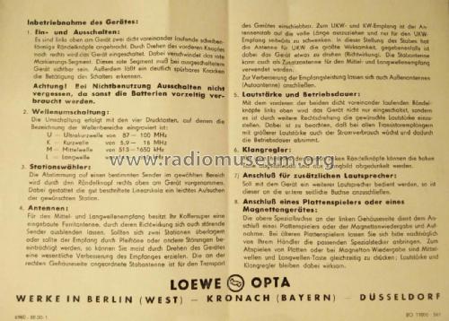 Lord 6960; Loewe-Opta; (ID = 2384320) Radio