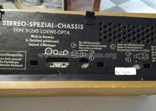 Stereo Spezial-Chassis 51245; Loewe-Opta; (ID = 1249465) Radio