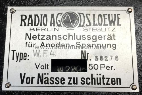 Netzanschlussgerät - Netzanode WF4; Loewe-Opta; (ID = 1946377) Power-S