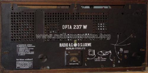 Opta 237W; Loewe-Opta; (ID = 49880) Radio