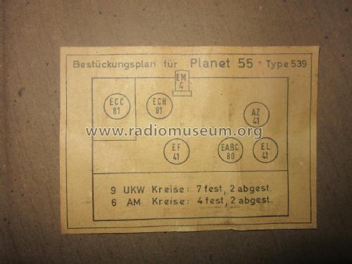 Planet 55 539W ; Loewe-Opta; (ID = 2238327) Radio