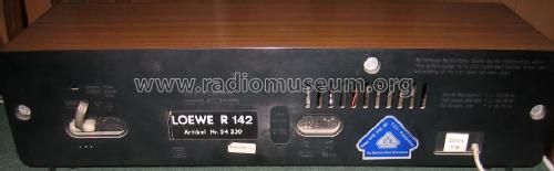 R142 54230; Loewe-Opta; (ID = 667702) Radio