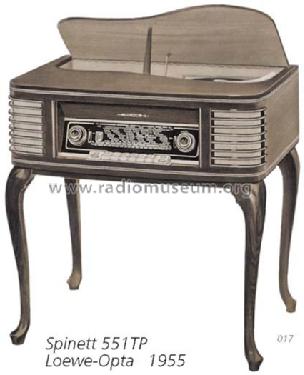 Spinett 551TP; Loewe-Opta; (ID = 399) Radio