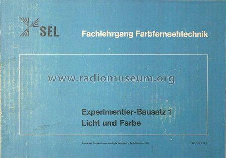 Experimentier Bausatz Licht und Farbe 1; Lorenz; Berlin, (ID = 1338889) Kit