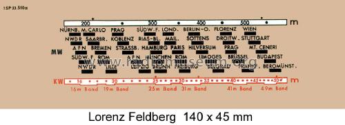 Feldberg KM; Lorenz; Berlin, (ID = 1281025) Radio