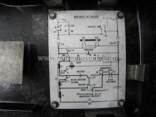 Feldfernsprecher FF54 OB/ZB 12-120-4847; Lorenz; Berlin, (ID = 2763310) Telefonia