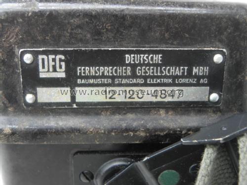 Feldfernsprecher FF54 OB/ZB 12-120-4847; Lorenz; Berlin, (ID = 2763312) Telefonia