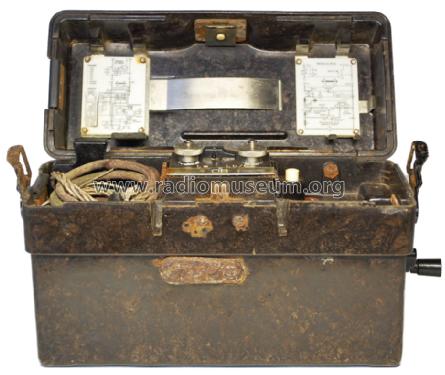 Feldfernsprecher FF54 OB/ZB 12-120-4847; Lorenz; Berlin, (ID = 1412087) Telephony