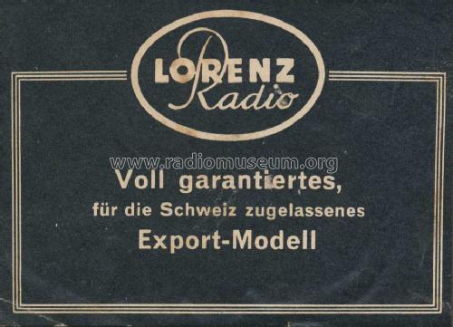 Lorenz-Groß-Super UKW IA 1SP51 AL St; Lorenz; Berlin, (ID = 1546441) Radio