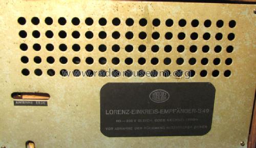 S49; Lorenz; Berlin, (ID = 161716) Radio
