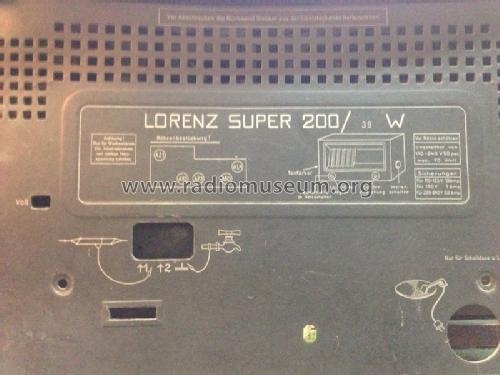 Super 200/38W; Lorenz; Berlin, (ID = 1334127) Radio
