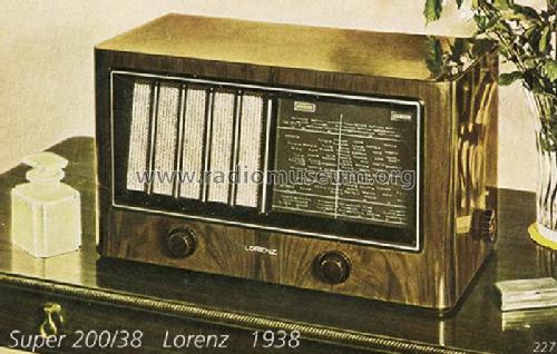 Super 200/38W; Lorenz; Berlin, (ID = 707949) Radio