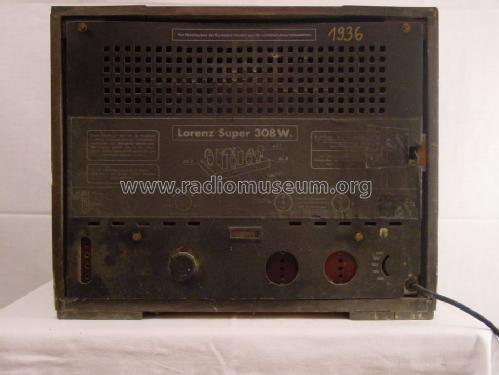 Super 308W; Lorenz; Berlin, (ID = 269093) Radio