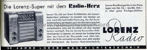 Super 308W; Lorenz; Berlin, (ID = 537301) Radio