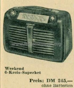 Weekend ; Lorenz; Berlin, (ID = 515468) Radio