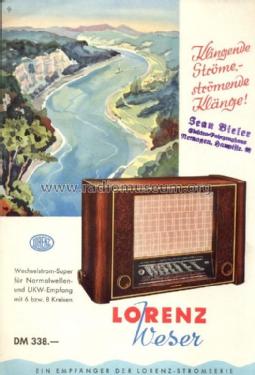 Weser W; Lorenz; Berlin, (ID = 1697727) Radio