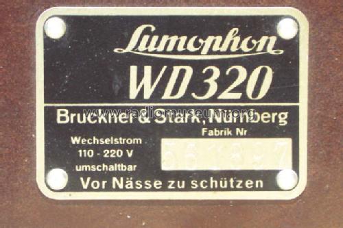 WD320; Lumophon, Bruckner & (ID = 487836) Radio