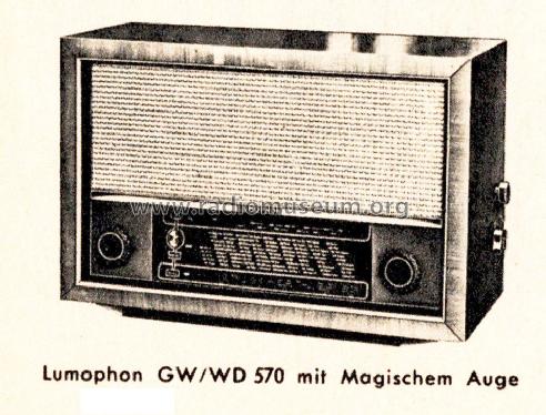 WD570; Lumophon, Bruckner & (ID = 2650445) Radio