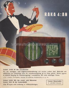 1124W; Luxor Radio AB; (ID = 2671609) Radio