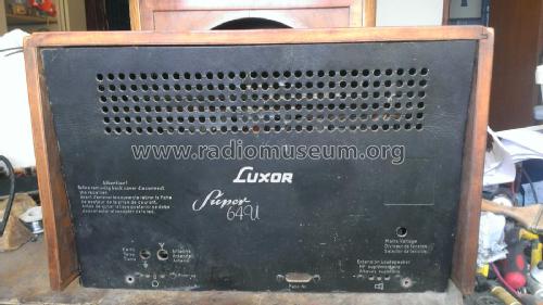 Briljant 64U ; Luxor Radio AB; (ID = 1860378) Radio